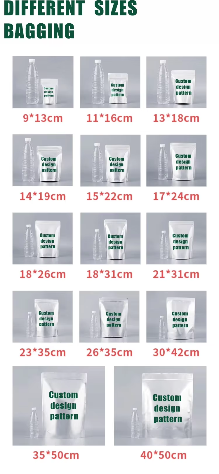 Reusable Sealed Plastic Zipper Bag Biscuit Snack Food Stand-up Pouch Moisture-proof Sealed Packaging Bag
