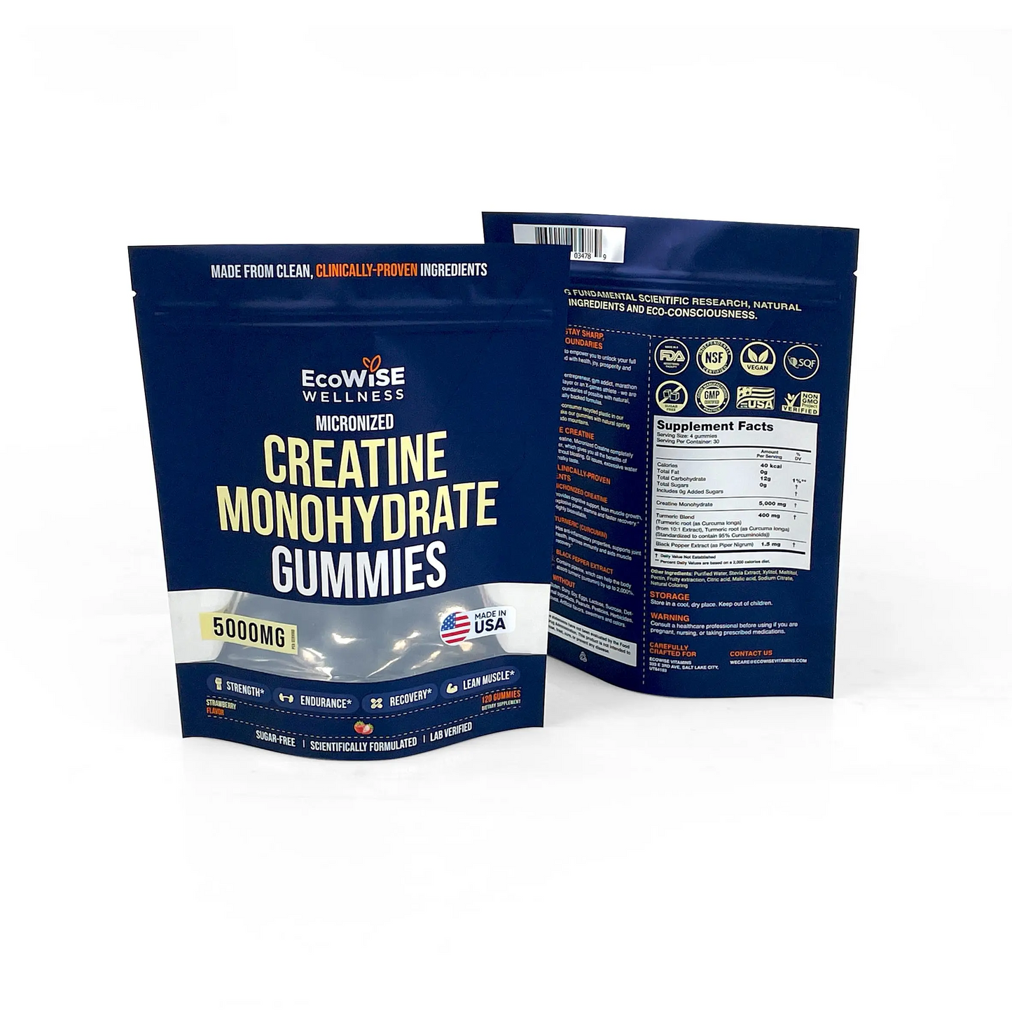 Custom Printed Transparent Packaging Bag Resealable Dry Fruit Biscuit Snack Food Packaging Plastic Stand up Pouch