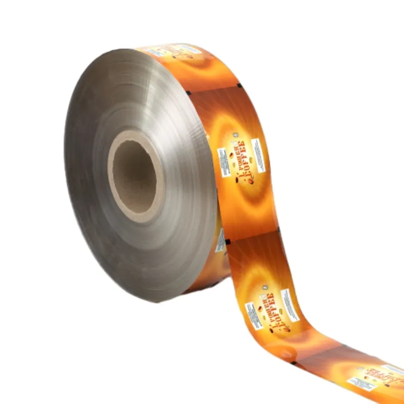 Custom Printed Food Packaging Laminated Roll Film Printed Plastic Film Packaging Roll Film