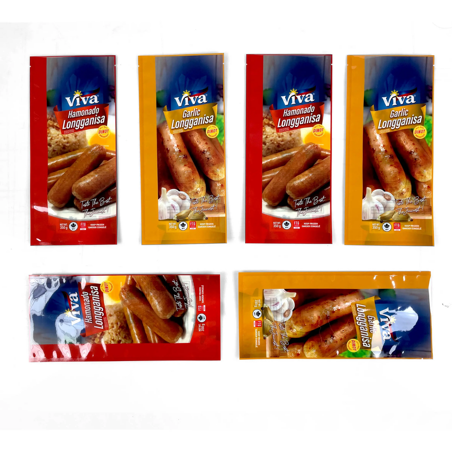 Custom Seal Bags Cooked Food Frozen Food Bags Plastic Packaging Triple Seal Bags