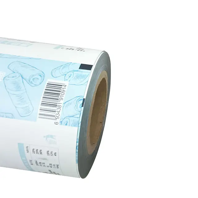 Custom Printed Food Packaging Roll Film Laminated Plastic Flexible Packaging Roll Automatic Plastic Film Sachet Roll