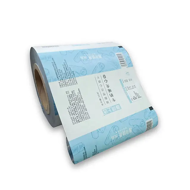 Custom Printed Food Packaging Roll Film Laminated Plastic Flexible Packaging Roll Automatic Plastic Film Sachet Roll