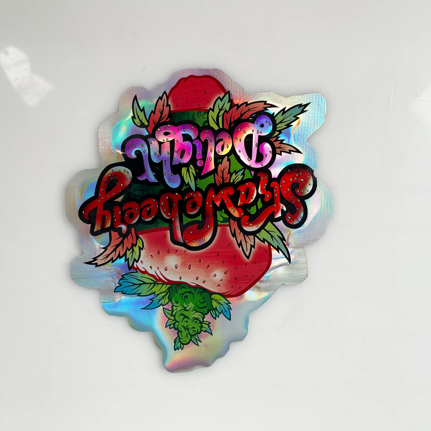 Custom Printed Edible Gummies 3.5-gram Resealable Zip Die Cut Packaging Special Unique Shape Bag Child Resistant Mylar Bag