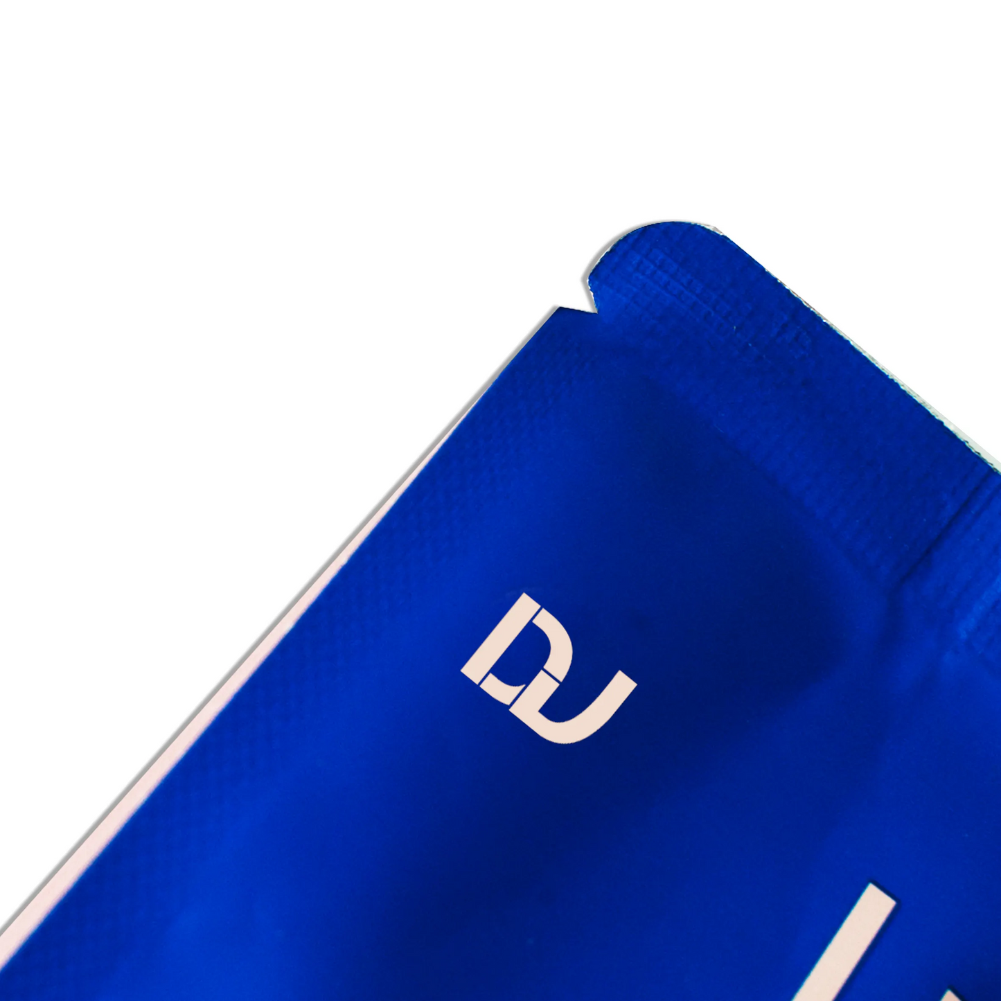 Custom Printed Blue Aluminum Foil Coffee Bean Bag Resealable Flat Bottom Bag Plastic Packaging Zipper Coffee Bag