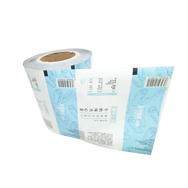 Custom Printed Food Packaging Roll Film Laminated Plastic Flexible Packaging Roll Automatic Plastic Film Sachet Roll